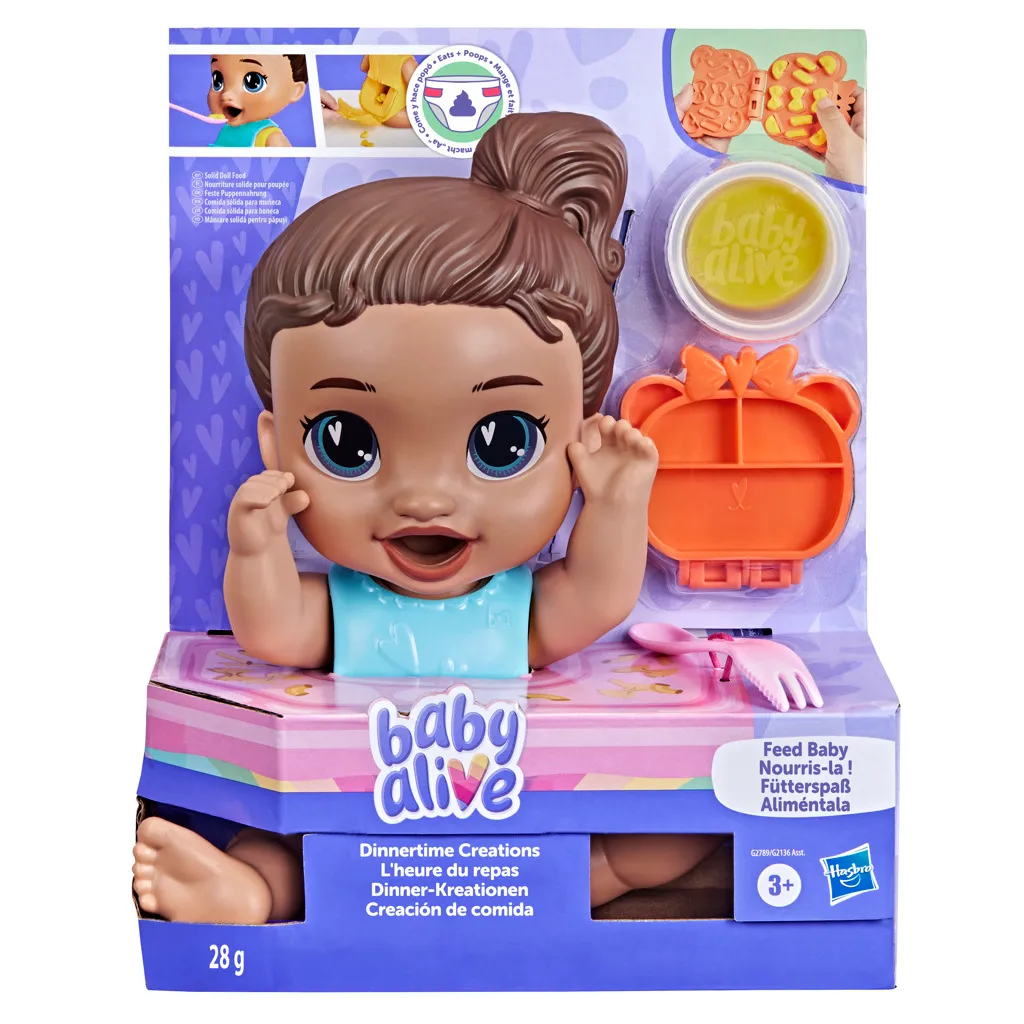 Baby Alive Bebê Confeiteira Gigi Giggles Morena