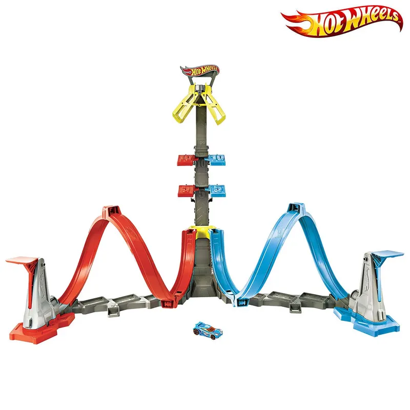 Pista Hot Wheels Action Desafio da Altura Loop & Launch com Carrinho 1:64 Mattel GRW39