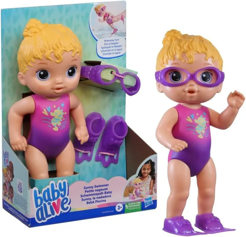 Baby Alive Bebê Piscina Loira