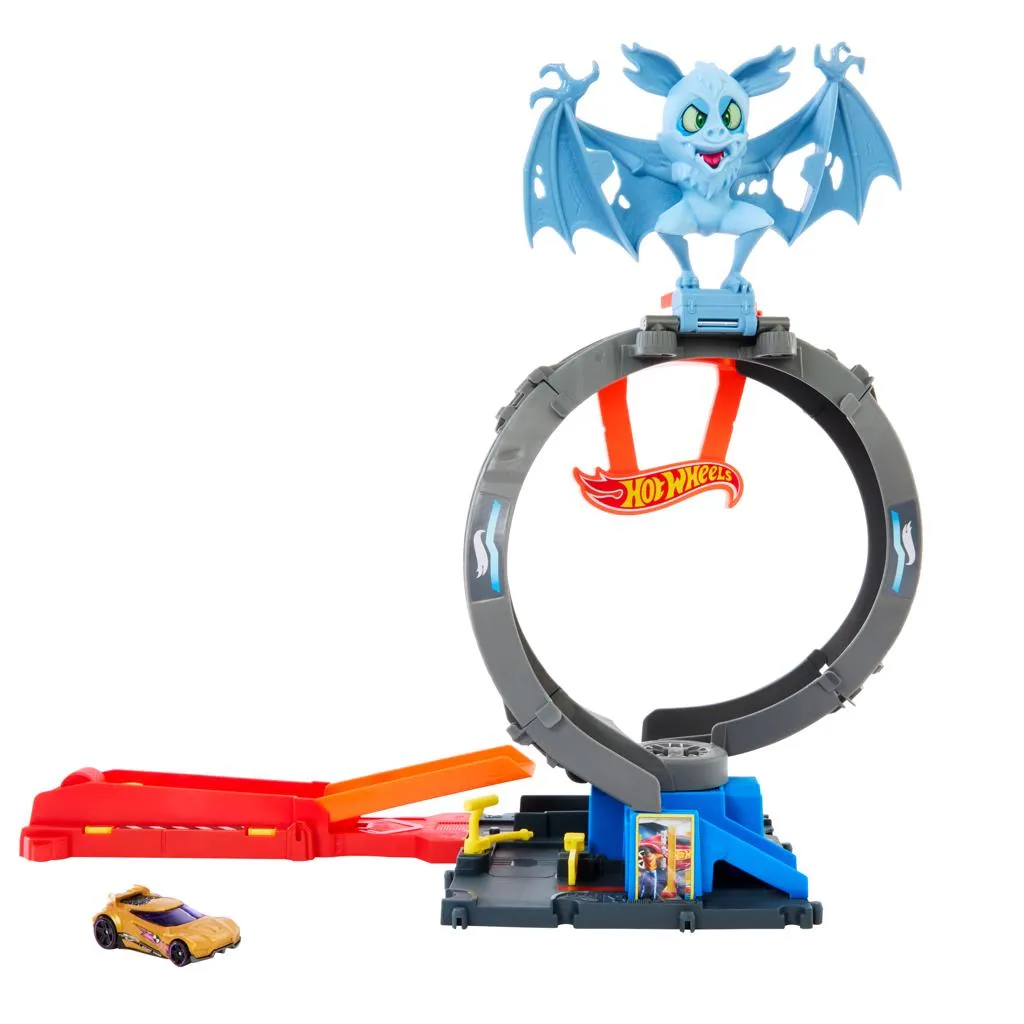 Pista Hot Wheels City Loop Ataque Do Morcego - Mattel