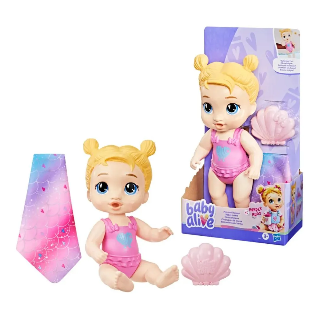 Baby Alive Brincadeira de Sereia Loira
