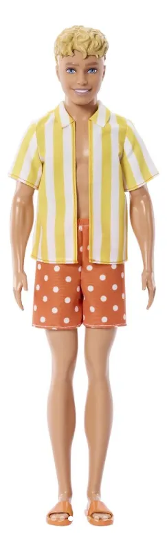 Boneco Ken Style Loiro 252 Fashionista 1987