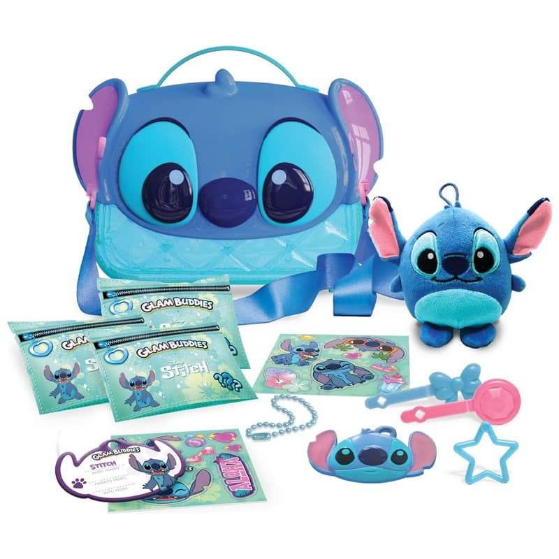 Glam Buddies Stitch Disney Bolsa Surpresa com Pelúcia e Acessórios Fun Divirta-se F0213-9