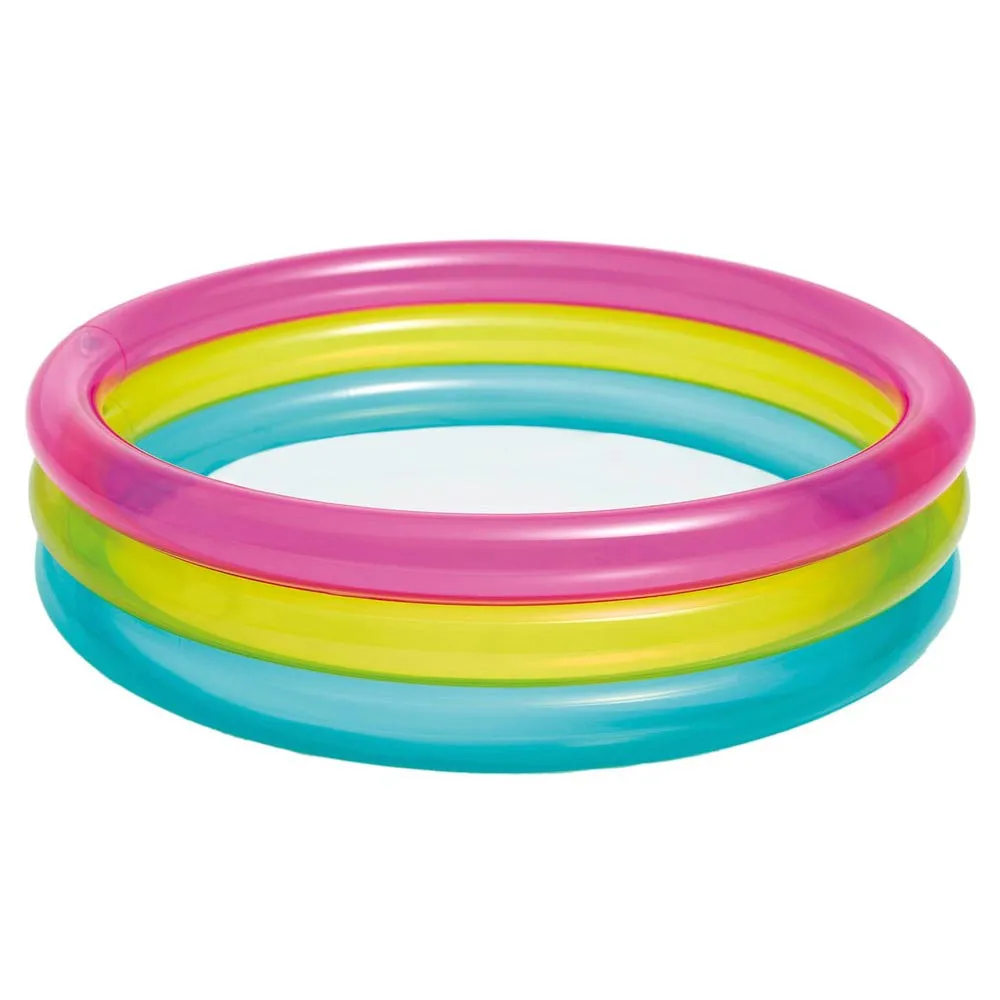 Piscina Inflável Infantil Arco-Íris 63 Litros Intex 86 cm – 57104