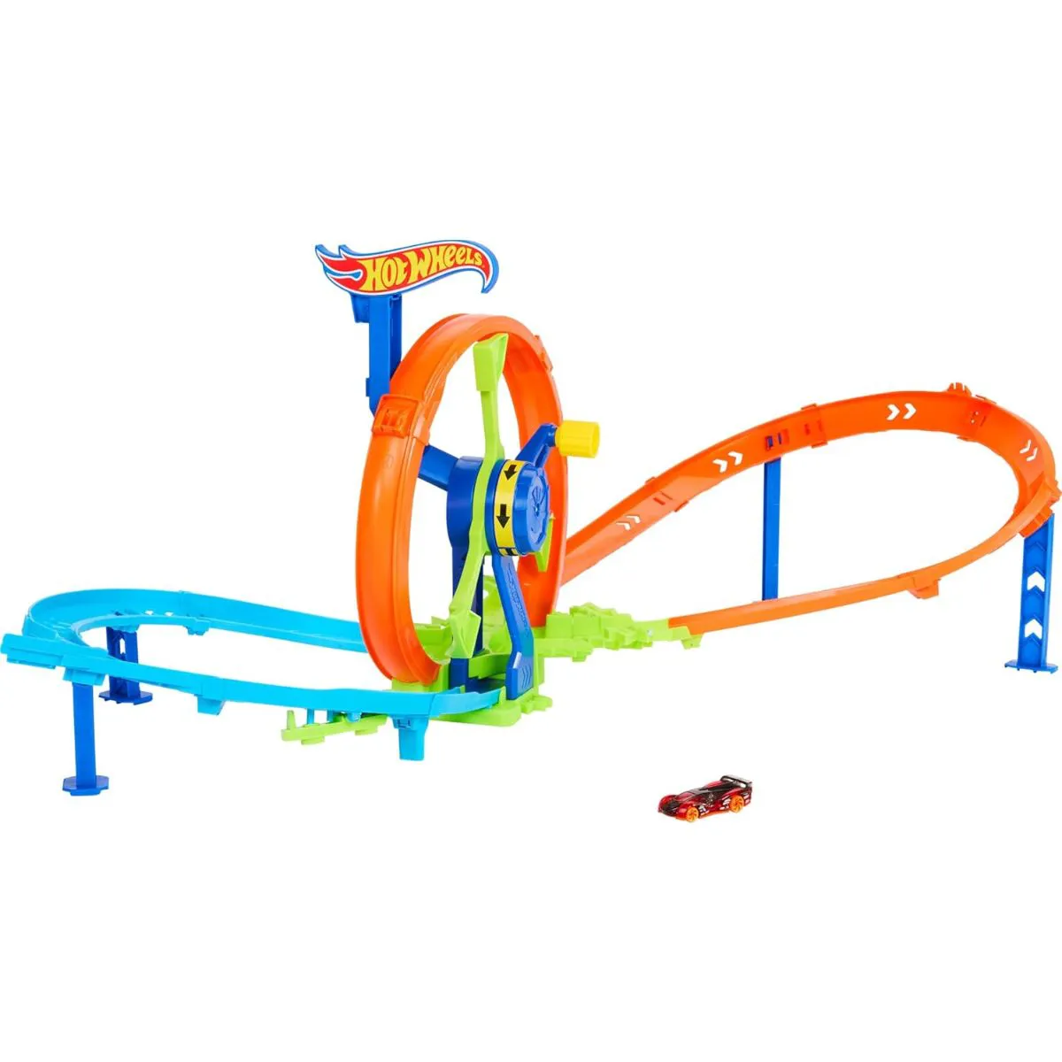 Pista Hot Wheels Action Lançamento Veloz e Looping com Carrinho 1:64 Mattel JBX65