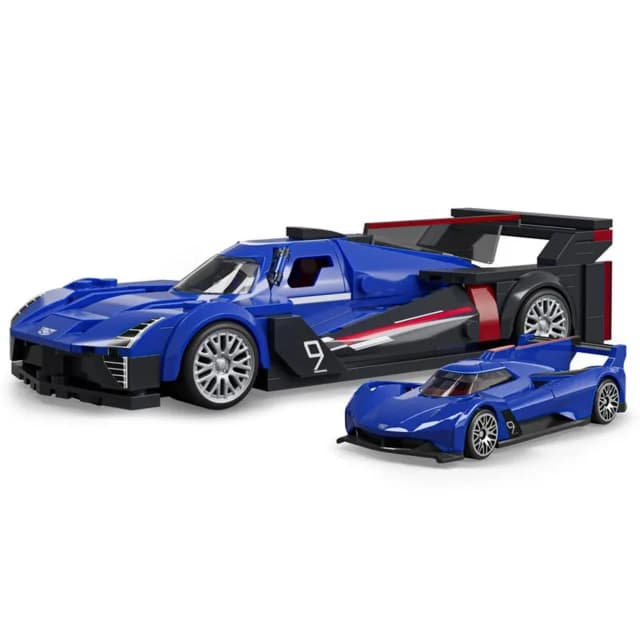 Mattel Brick Shop Hot Wheels Speed Cadillac Project GTP Hypercar 1:32 236 Peças JFR89