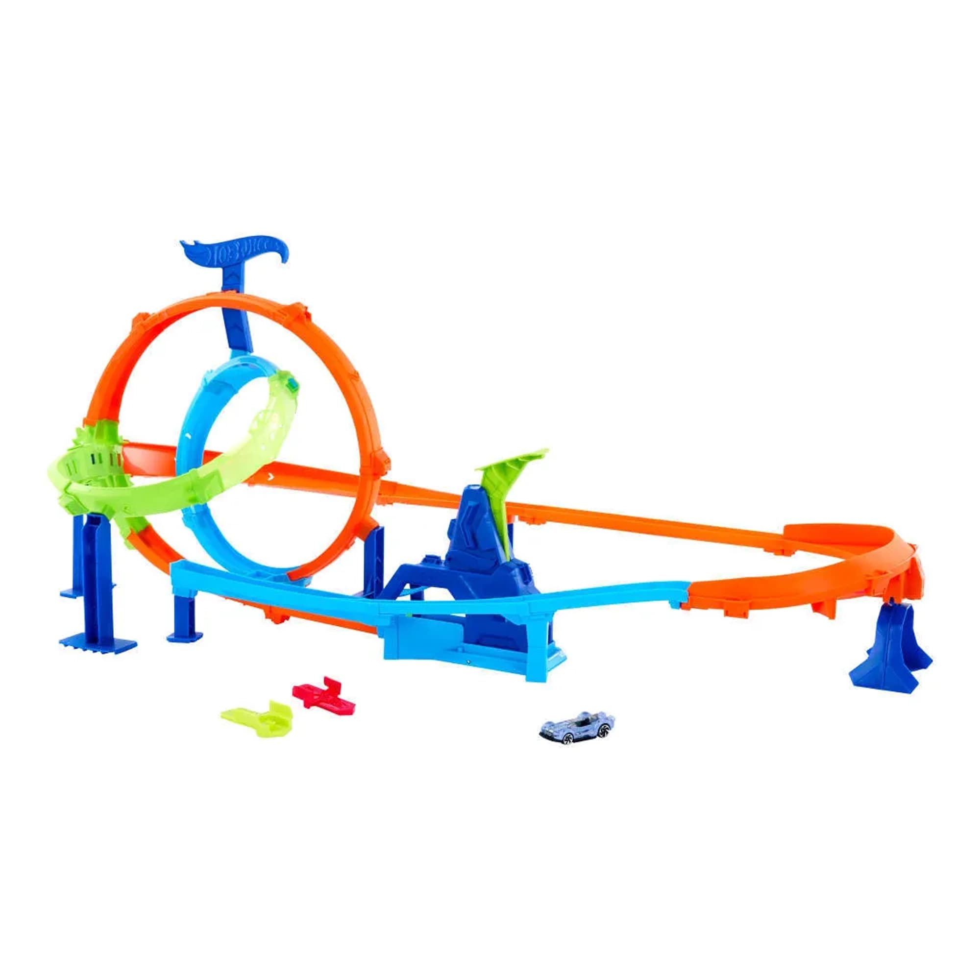 Pista Hot Wheels Action Acrobacias Lança e Bate Mattel